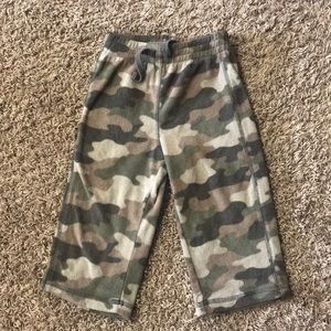 Toddler Fleece Camo Pants